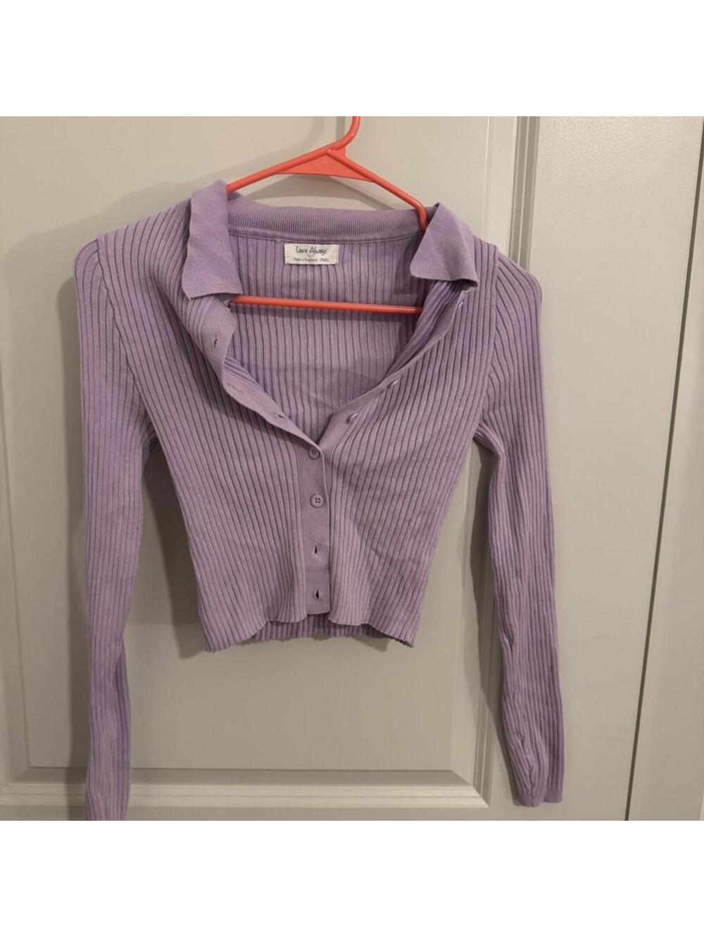 Women's Purple Crop-top